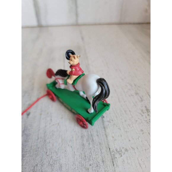 Hallmark a pony for Christmas teddy bear Top Hat ornament Xmas - Picture 3 of 6
